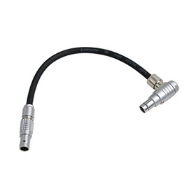 HangTon 24V Power Cord for Teradek Bond Bolt, Preston MDR3, SmallHD, ARRI Alexa Sony Venice Camera, Tilta Rig Angle RS 3 Pin to 0B 2 Pin 30cm