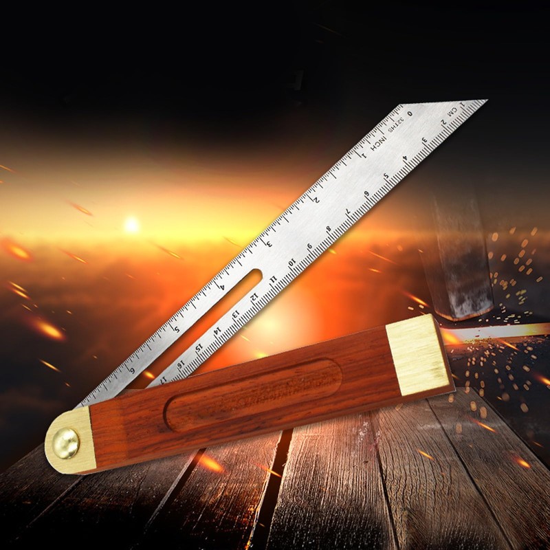 Adjustable Blade Square Ruler Sliding Bevel Gauge T Bevel Angle