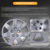 AUTOFREE AUTOFREE 16 Silver Lacquer Hubcaps for 2006-2011 Honda Civic