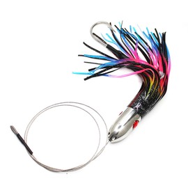VIKETECH 10’’ 8oz Stainless Deep Sea Fishing Trolling Lure for Marlin Tuna Mahi Mahi Wahoo Sailfish Dolphin Saltwater Offshore Big Game Trolling Lures Included Mesh Bag