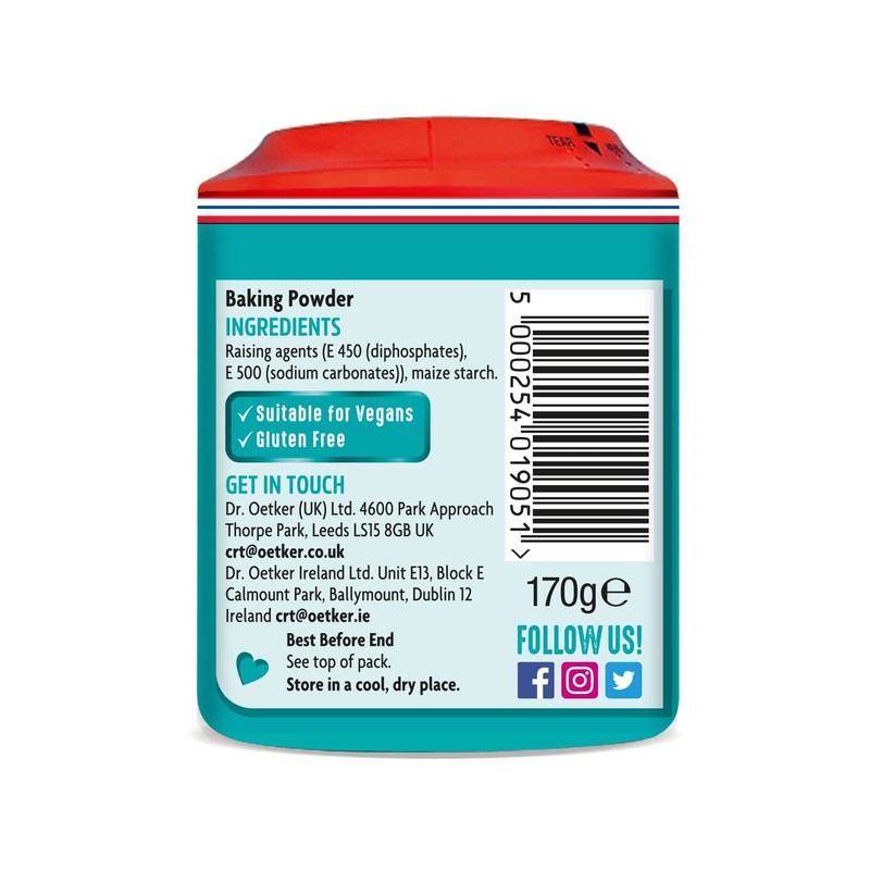 Dr. Oetkergluten Free Baking Powder, 170g