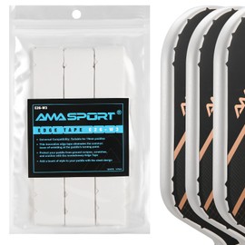 PICKLETECH Pickleball Paddle Protection Tape - Paddle Head Edge Guard - Racket Edge Protection Tape -Fit Perfectly Curved Edge -No Wrinkling