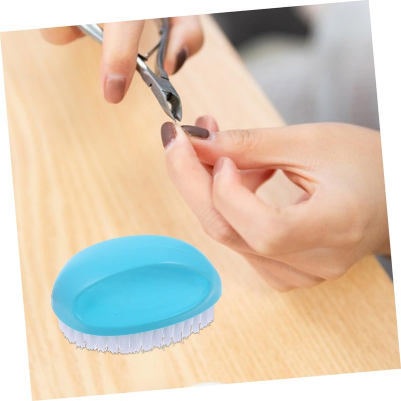 VICASKY 2pcs Candy Nail Cleaning Brushes for Dust Removal Portable