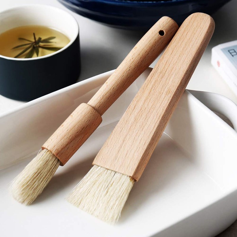 Brocha para Repostería, Brocha para Asar Barbacoa, Agarre Cómodo, Eucalipto