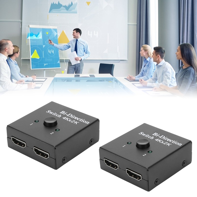 2Pcs HDMI BiDirection Switch Converter Switcher Splitter Hub HDCP 2x1