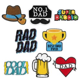 Kirako 9 Pcs Christmas Nutcracker Iron on Patches Colorful Soldier Figures Sew on Embroidered Applique Repair Patch DIY Crafts Gifts for Xmas Winter Holiday Birthday New Year Eve Clothing Backpack Hat