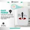 ChargeWorx International Power Adapter Plug, Universal Travel Adapter with US