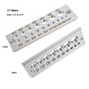 17 Holes Steel Dowel Plate,A2 Dowel Maker Plate Dowel Cutter