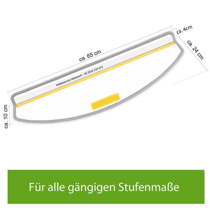 Kettelservice-Metzker Gera Stair Mat Grey