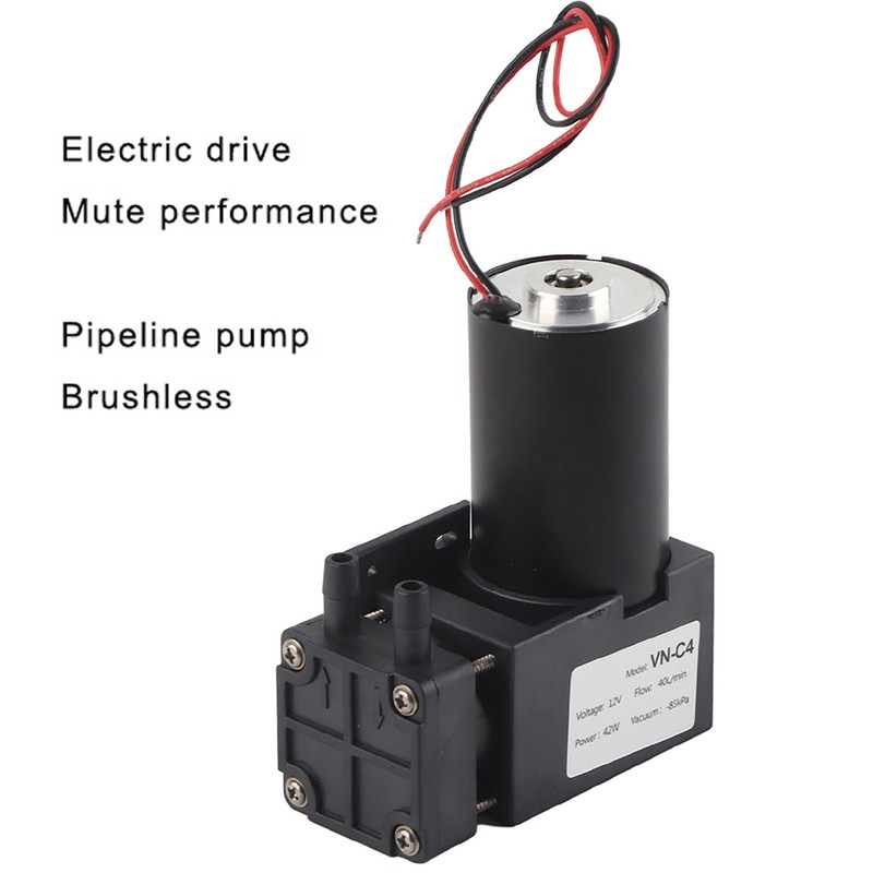 DC 12V Mini Vacuum Pump Brushless Mechanical Accessory Mute Industrial