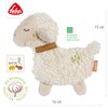 Fehn Natural Crinkle Sheep - Activity Raschel Toy with Organic