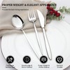 Lorena 20-Piece Stainless Steel Silverware Flatware Cutlery Set, Service for