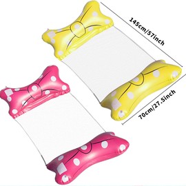 Inflatable Swimming Bed, Inflatable Hammock, Water Hammock, 4-in-1 Lounge Chair, Pool Lounge, Air Mattress, Pool Inflatable Hammock, Pool Hammock for Adults and Children (B)