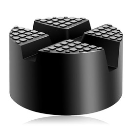 YIXISI YIXISI Universal Floor Jack Rubber Pad, Jack Pad Adapter, Pinch Weld Side Frame Rail Protector Puck/Pad, Slotted Frame Rail Pinch Welds Protector