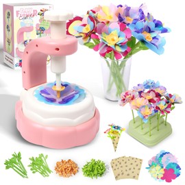 Yaozyety DIY Flower Bouquets Toys, Craft Kits Toys for Kids - Fabric Flower Crafts, Making Arts & Crafts Activity Kit for Girls Ages 4 5 6 7 8, Preschool Learning, Birthday Gift for Girl