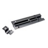 LC LICTOP Black Stainless Steel Slide Bolt Latch Door Barrel
