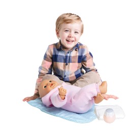 Theo Klein 1746 Baby Coralie Changing Bag, Baby Doll Bag with Accessories, Toy for Children from 3 Years