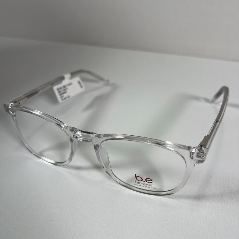 B.E. Bio Eyes BE31 Yucca Cry Eyeglass Frame Crystal Clear