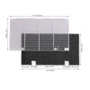 2pcs RV AC Ducted Air Grille 3104928.019 Rv Air Conditioner