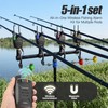 Waterproof Wireless Carp Fishing Bite Alarm Set with Snag Ear