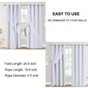 Hiastra Curtain Tiebacks Ropes, 2pcs Decorative Handmade Tie Backs Curtain
