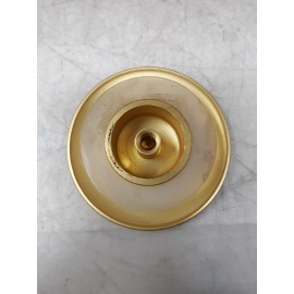 Unbranded Brushed Gold Bathroom Sink Pop-Up Drain Cover Cap Threaded Fit w/ Gasket