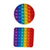 DAG Gear Fidget Push Poppers (2 Pack, Rainbow)