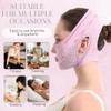GGUFAY V-Gesichtsmasken, wiederverwendbarer Kinnriemen, Gesichtsmaske V-Linien-Lifting-Maske, Gesichts-Schlankheitsgürtel für Doppelkinn und