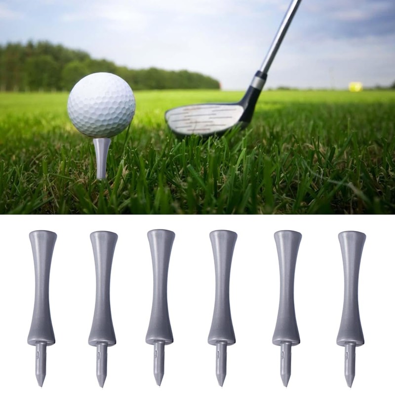 FAVOMOTO 50pcs 70mm Large Castle Golf Tees Plastic Castle Golf