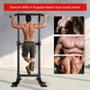 ZENOVA Pull Up Bar Dip Bar Power Tower Workout Dip