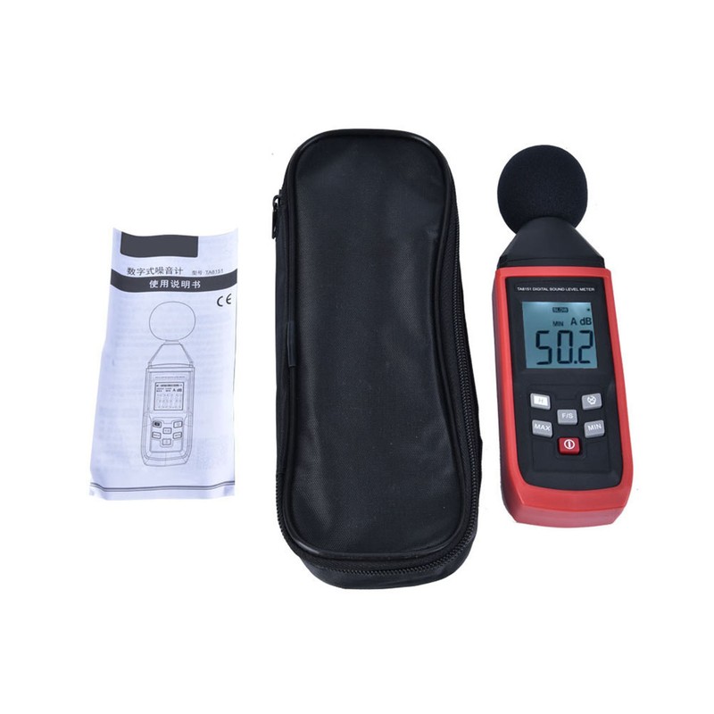 TA8151 LCD Digital Sound Level Meter Noise Detect Tester Data