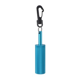 Signal Bell Diving Stick Noise Maker Crisp Sound Aluminum Alloy Underwater Shaker Bell with Clip Blue