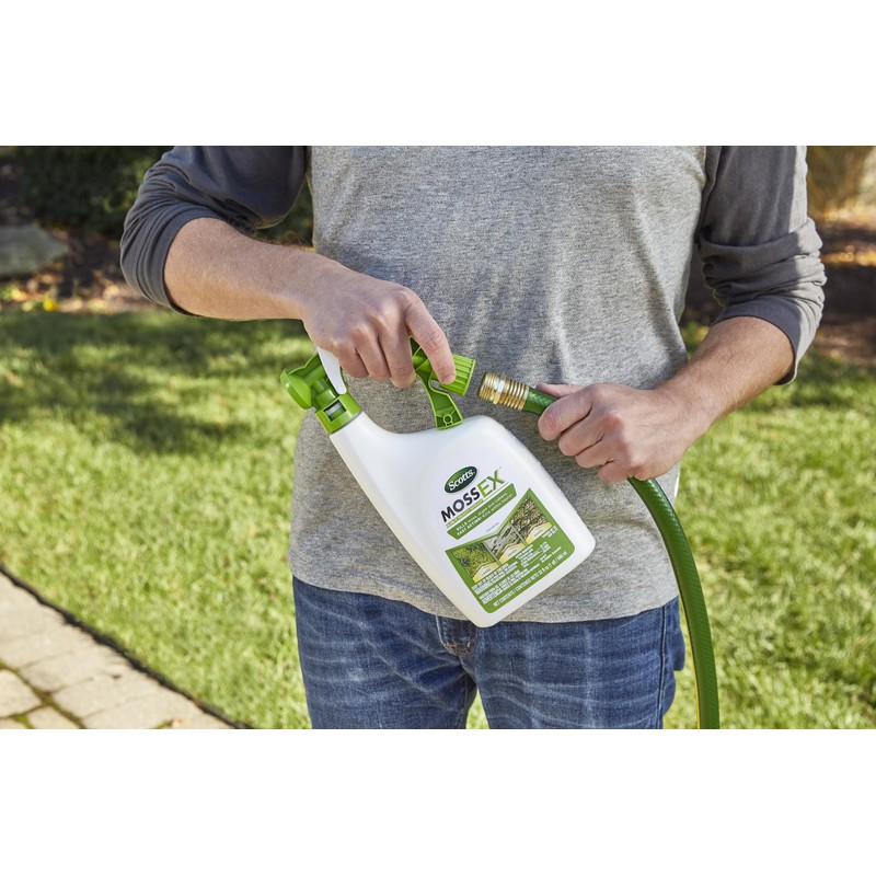 Scotts MossEx 3-in-1 Ready Spray, Kills Moss, Algae and Lichens,