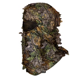 Tencen Ghillie Suit, Survival Game, Camouflage, Mesh, Hooded, One Size, Combat Clothing, Disguised Clothing, Ghillie Face Mask