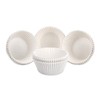 Gifbera Mini White Cupcake Liners 400-Count, Greaseproof Paper Muffin Baking