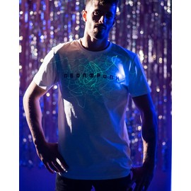 NeonPunk Magical Interactive Glow in The Dark T Shirt with Light Pen - Kids Small (6 Years)