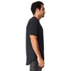 Next Level Men's Cotton Long Body Crew S BLACK