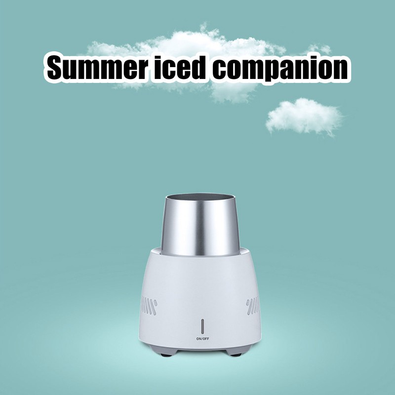 Portable Mini Cooling Cup 350ml Electric Summer Drink Cooler for
