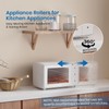 TRVL FIELDER Self Adhesive Caster Wheels, Appliance Rollers for Kitchen