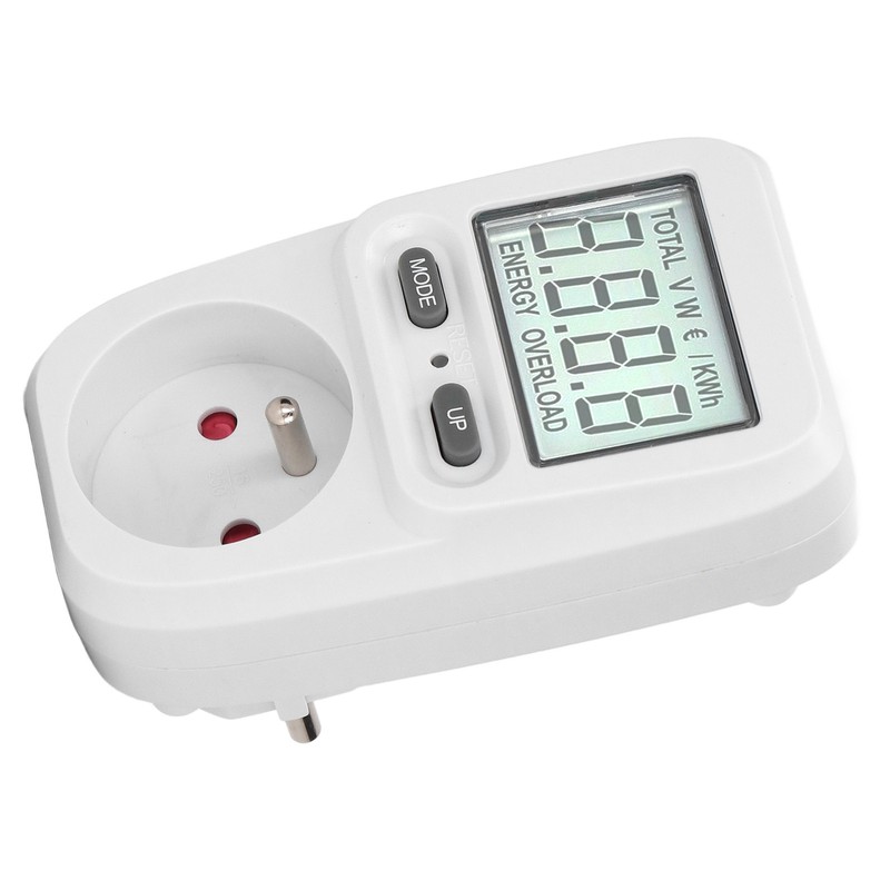 Smart Power Socket Electricity Usage Monitor Digital Display Watt Consumption