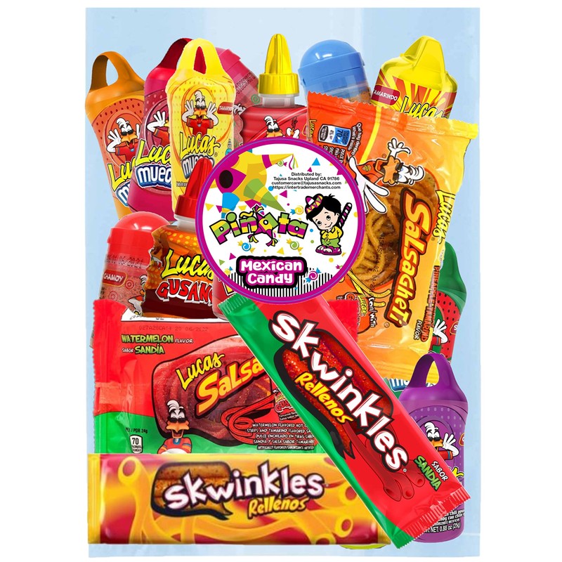Pinata Mexican Candy Box (Lucas Mix (22.5 Ounces) (18 Pieces))
