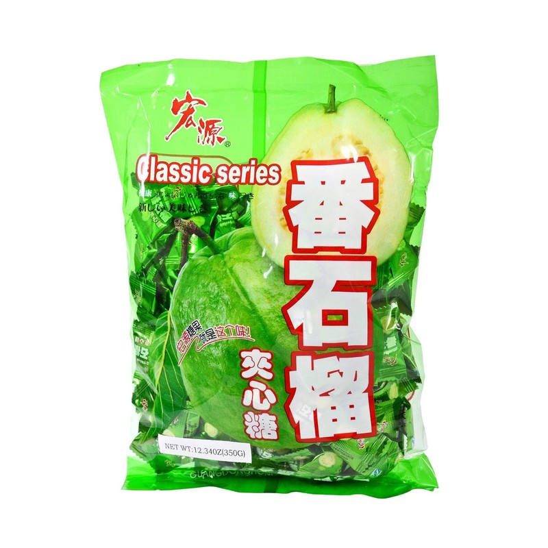 Hongyuan Fruit Candy 宏源 水果糖 系列 350g (Guava Candy番石榴糖, pack