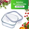 KADAX Glass Container with Lid, Food Container, Dishwasher Safe Food
