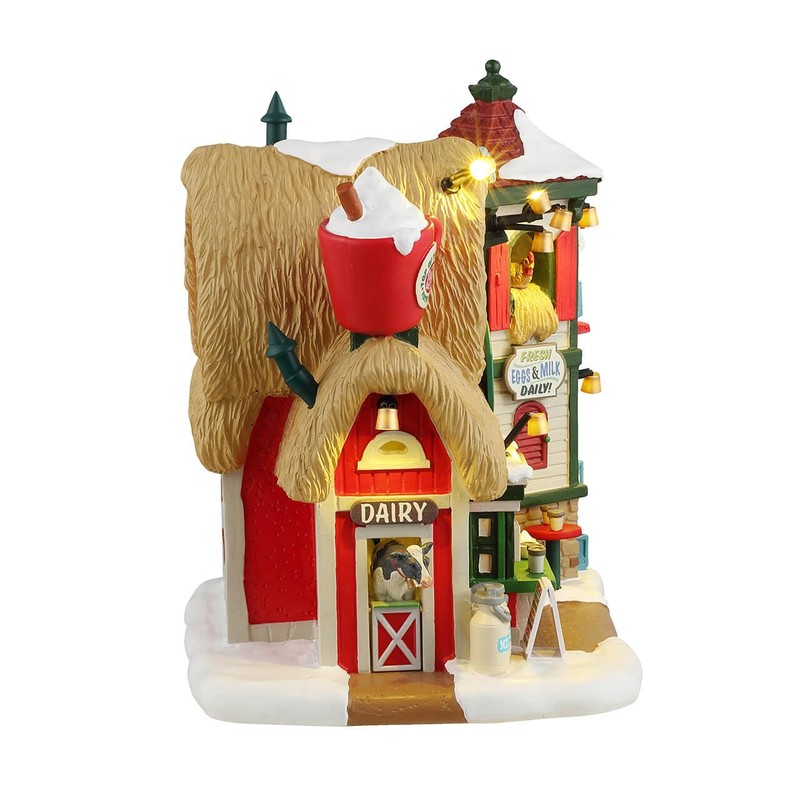 Lemax The Eggnog Bar, Battery Operated (4.5V) #45263