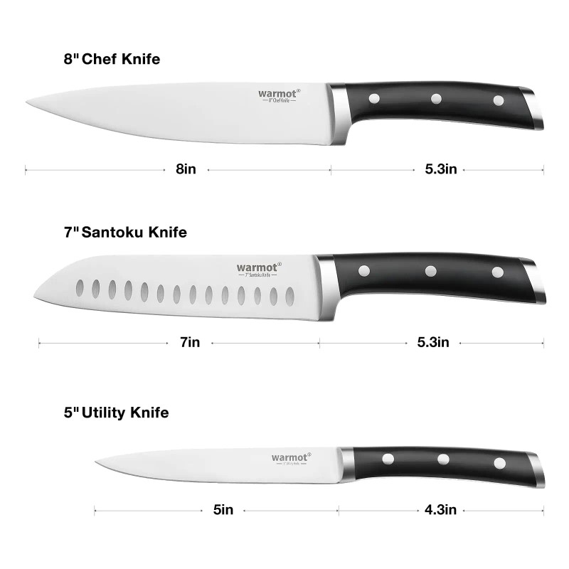 High Carbon Stainless Steel Chef Knife Set Sharp Knives Sets