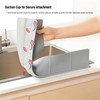 23-inch Silicone Sink Splash Guard - Strong Suction Water Barrier