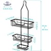 OrganiMax Shower Caddy Organizer – 3-Tier Shelves with Soap Holder