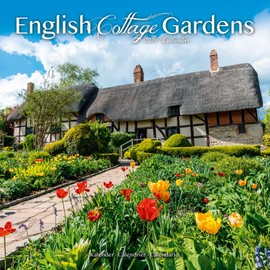 English Gardens Calendar 2024 | Square Scenic Wall Calendar - 16 Month