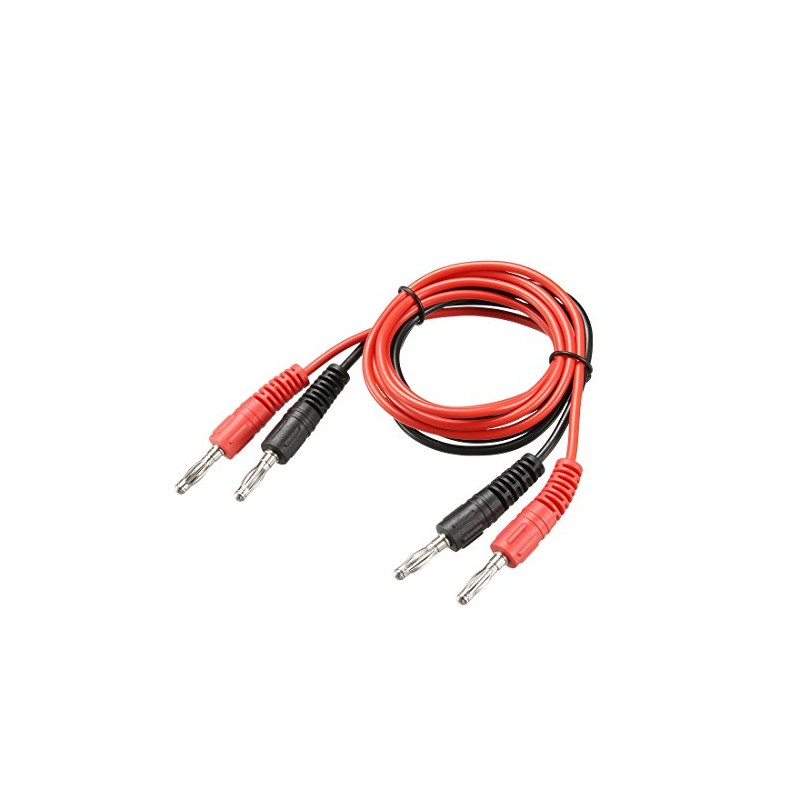 Sourcingmap Test Leads 4mm Banana to Banana Plug Male 35