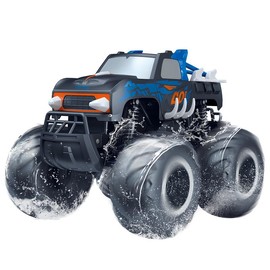 THREEKING christmas gift ideas kids christmas gifts boys christmas gifts Threeking 1:16 Monster Truck Waterproofing Pick-up SUV RC Car Toys for Kids - Color: Pickup-Blue